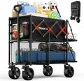 Double Decker Wagon 320L Collapsible Utility Cart - Heavy Duty Hauler