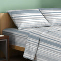 100% Organic Cotton Percale Sheets Queen Set - Cooling, 4 PC