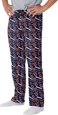 Men's NFL Team Logo Repeat Print Lounge Pants - Official Fan Wear