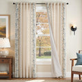 Winslow Lined Linen Curtains for Bedroom and Living Room Decor