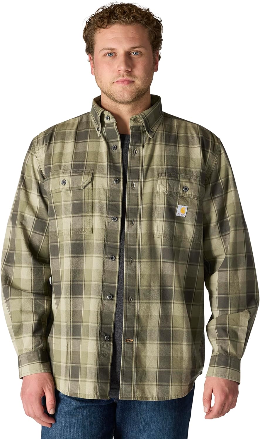 Carhartt Men's Loose Fit Midweight Chambray Long-Sleeve Shirt Review
