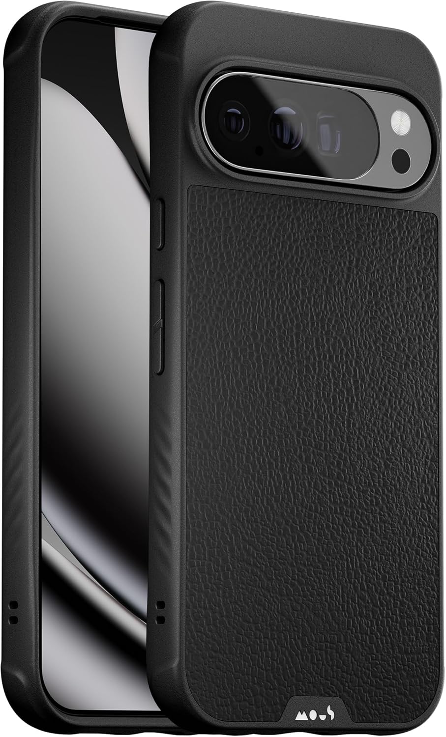 Mous Google Pixel 10 Pro XL Case - Limitless Black Leather Cover