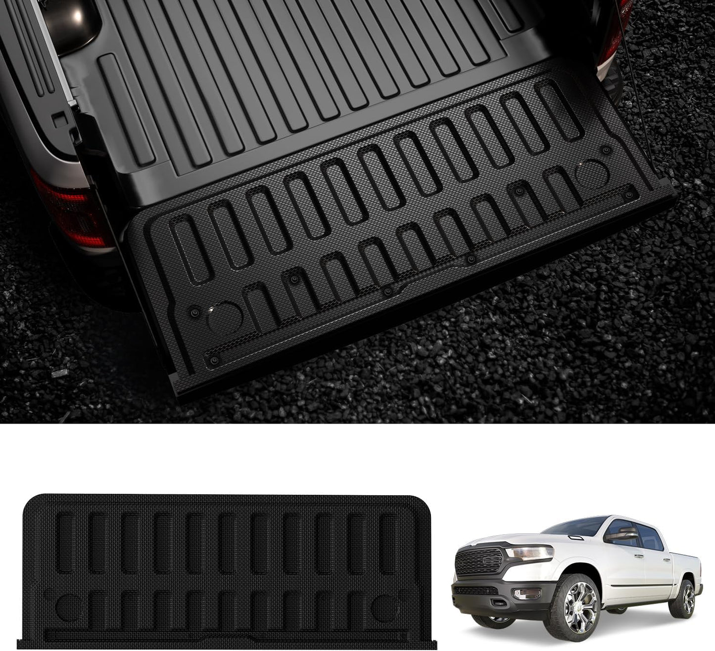LASFIT Tailgate Mat for Ram 1500 2019-2026 - All Weather Protector