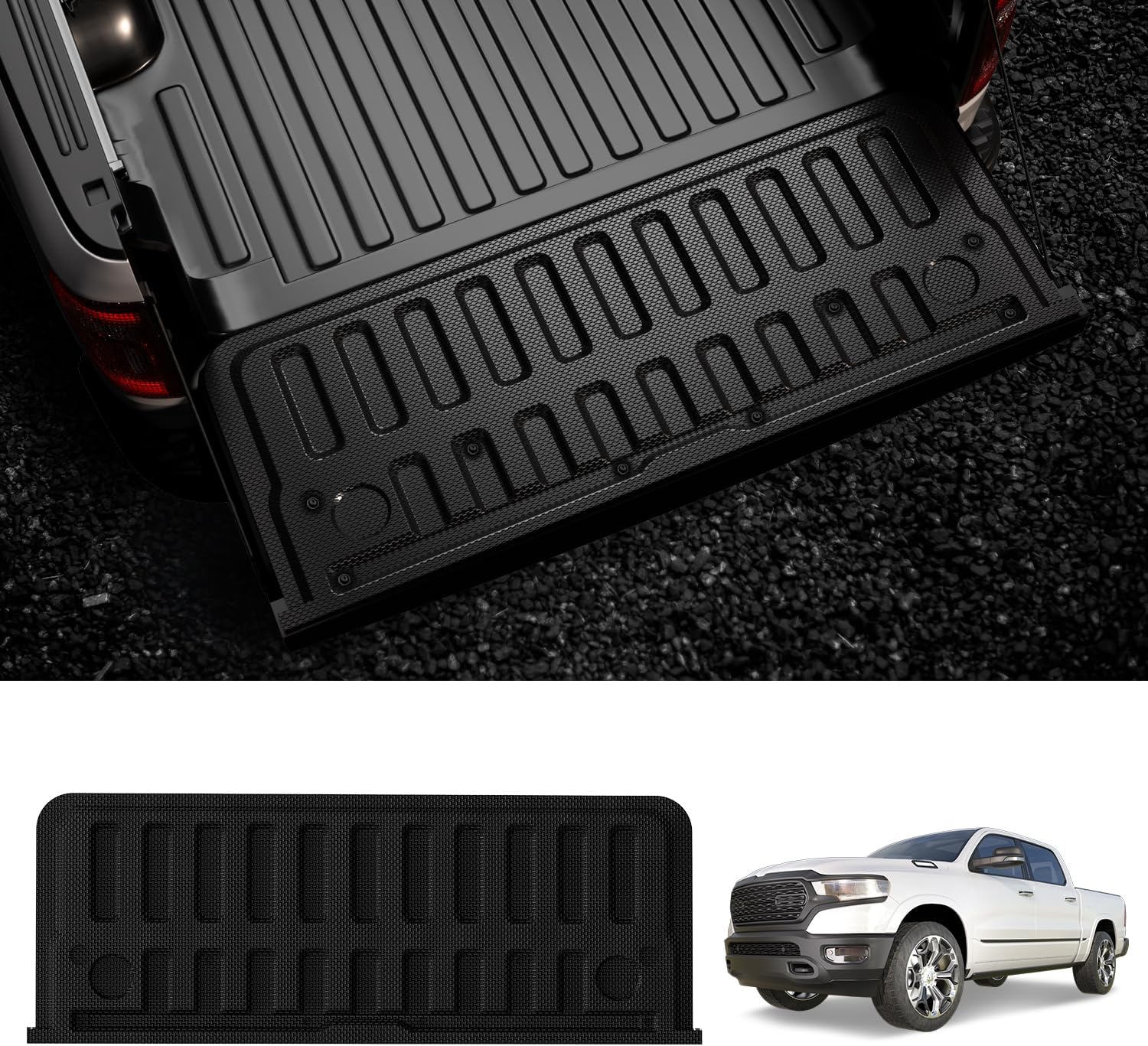 LASFIT Tailgate Mat for Ram 1500 2019-2026 - All Weather Protector