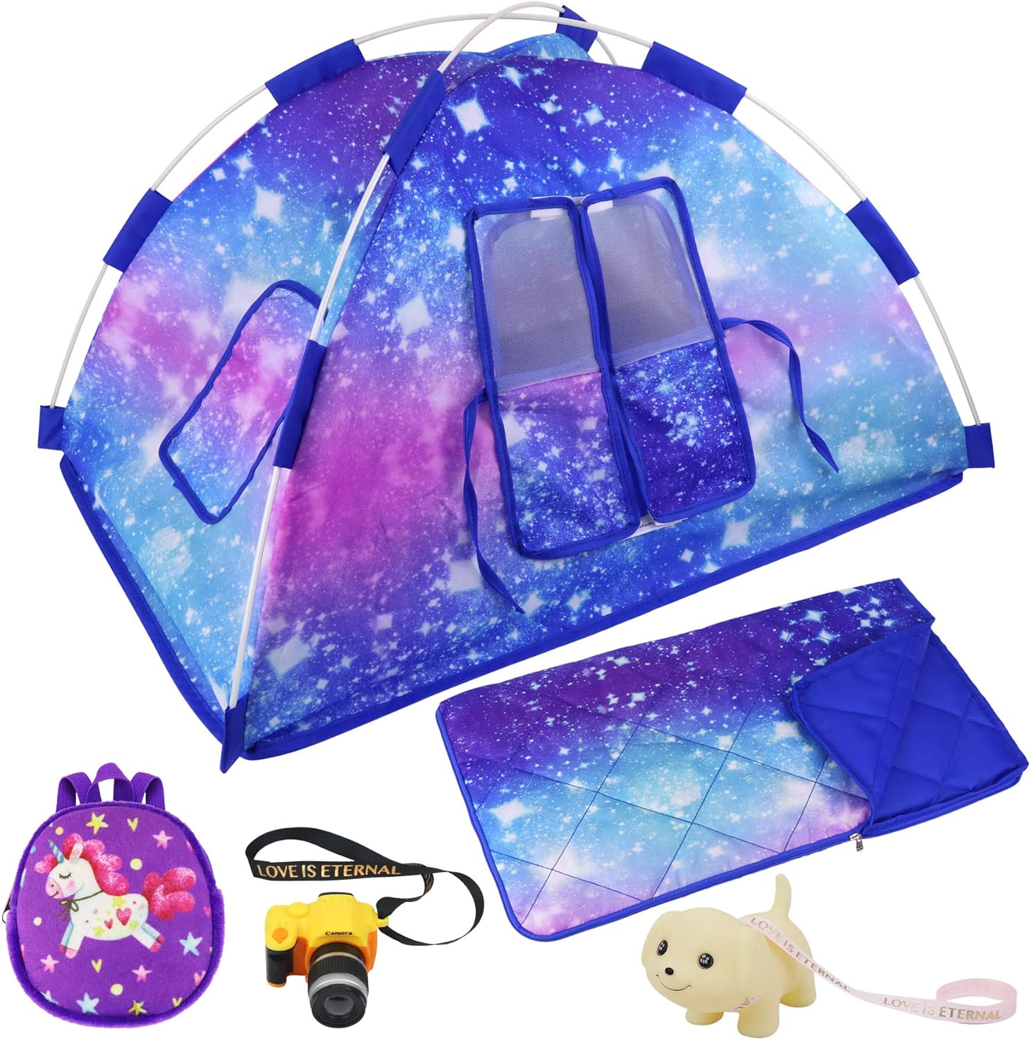 Ecore Fun 18 inch Dolls Camping Tent Set with Accessories