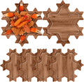 6 Pcs Christmas Appetizer Platter 12 in Cutting Board - Holiday