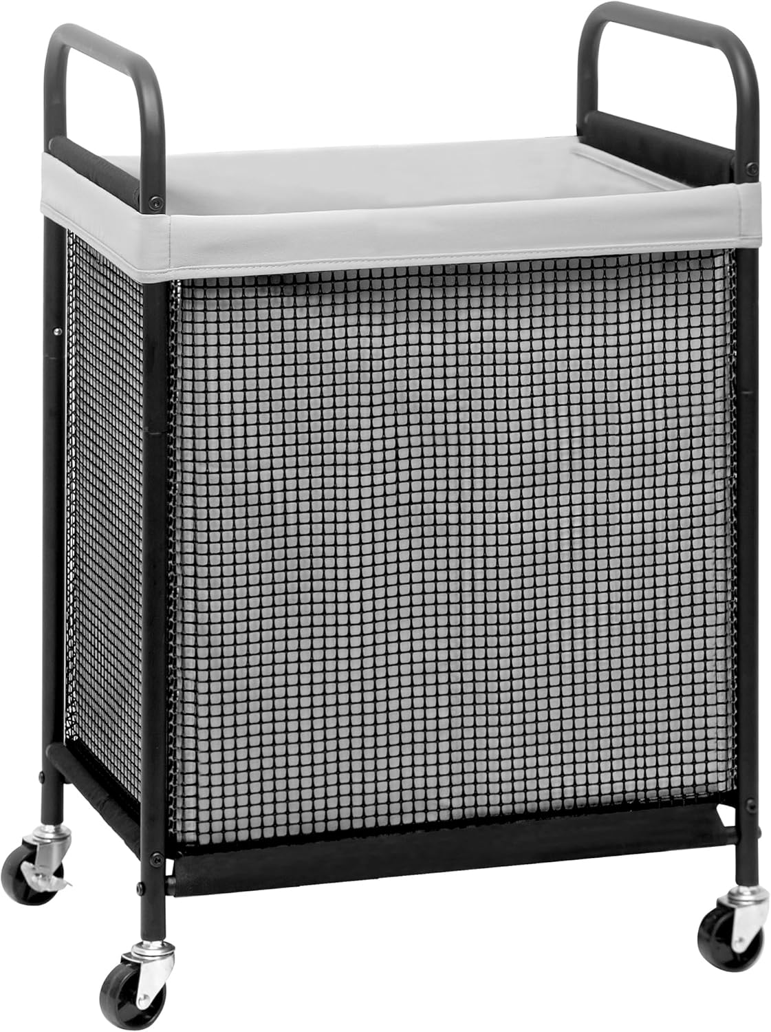 Stylish Rolling Laundry Hamper with Wheels for Easy Transport