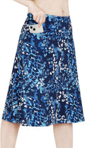 Modest Women's Knee-Length Skorts for Stylish Comfort by CZRLHYT