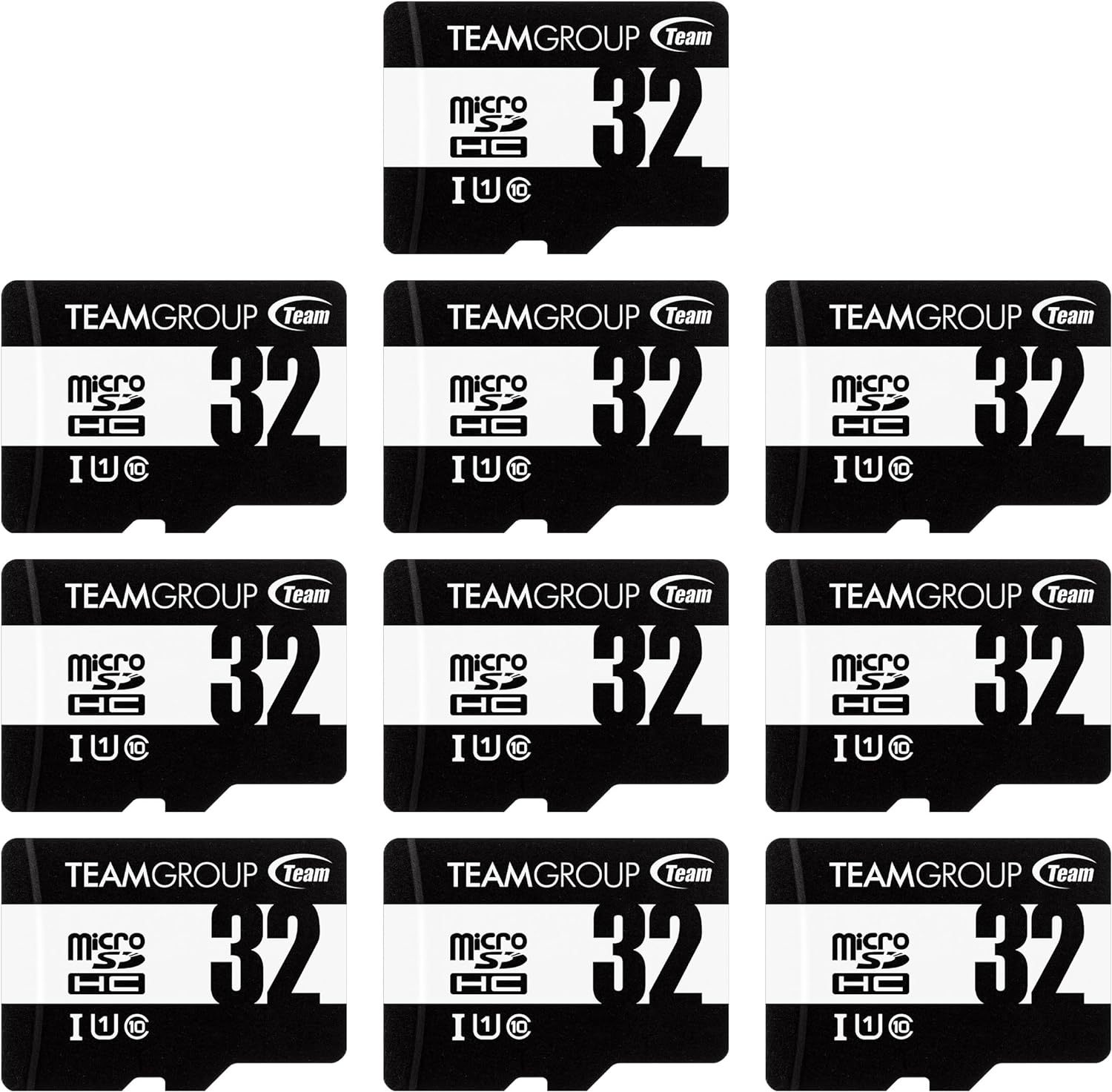High-Speed 32GBx10 Pack SD Cards for Camera & Surveillance