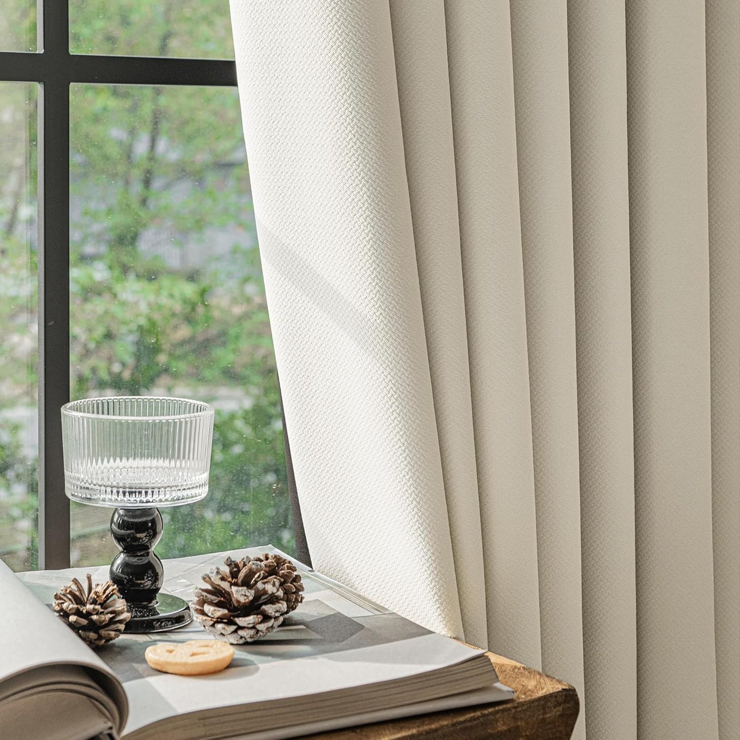 100% Blackout Curtains for Bedroom - Thermal Insulated Drapes