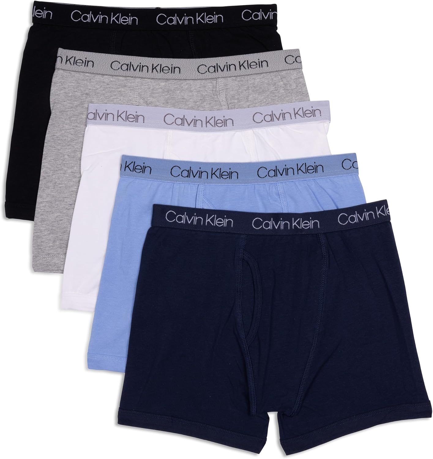 Calvin Klein Boys' Modern Cotton Boxer Briefs for All Day Comfort