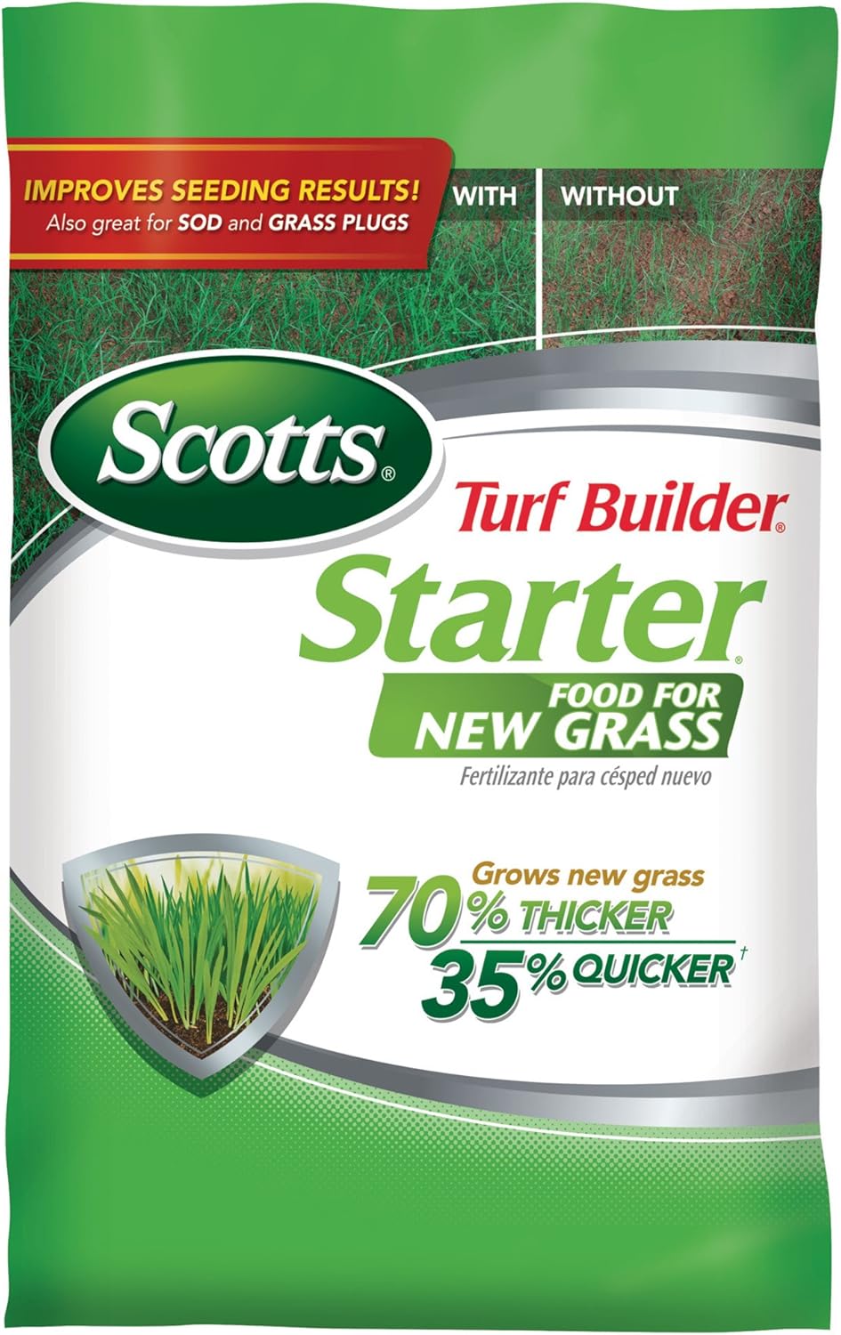 Scotts Turf Builder Starter Fertilizer for New Grass Growth