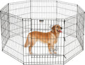 Foldable Metal Dog Playpen - Indoor/Outdoor Exercise Pen for Pets by PETMAKER