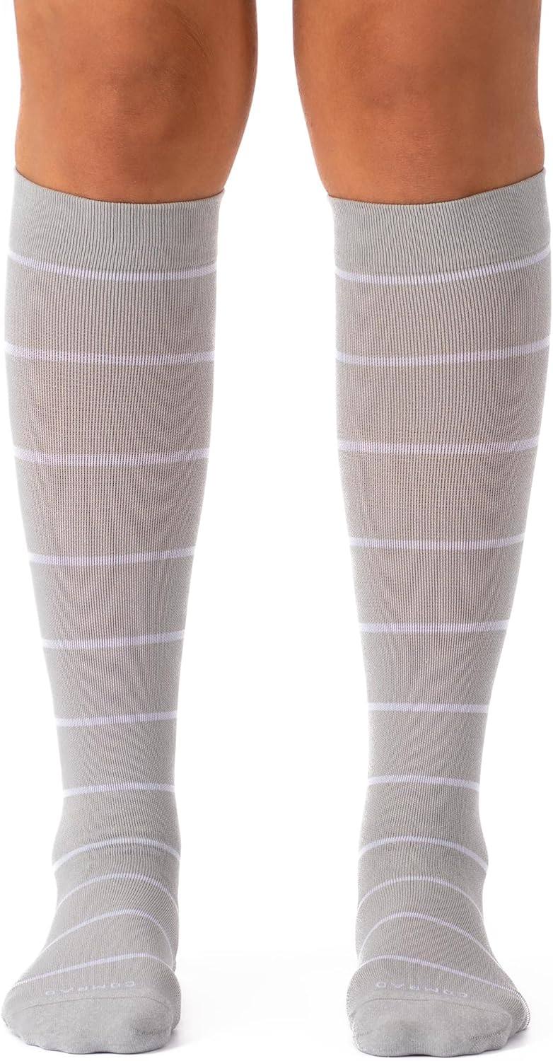 Comrad Nylon Knee High Compression Socks for All-Day Support