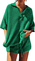 Women's 2 Piece Sweater Set by Tankaneo for Cozy Winter Days