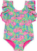 Ruffle Strap One Piece Swimsuit for Baby/Toddler Girls