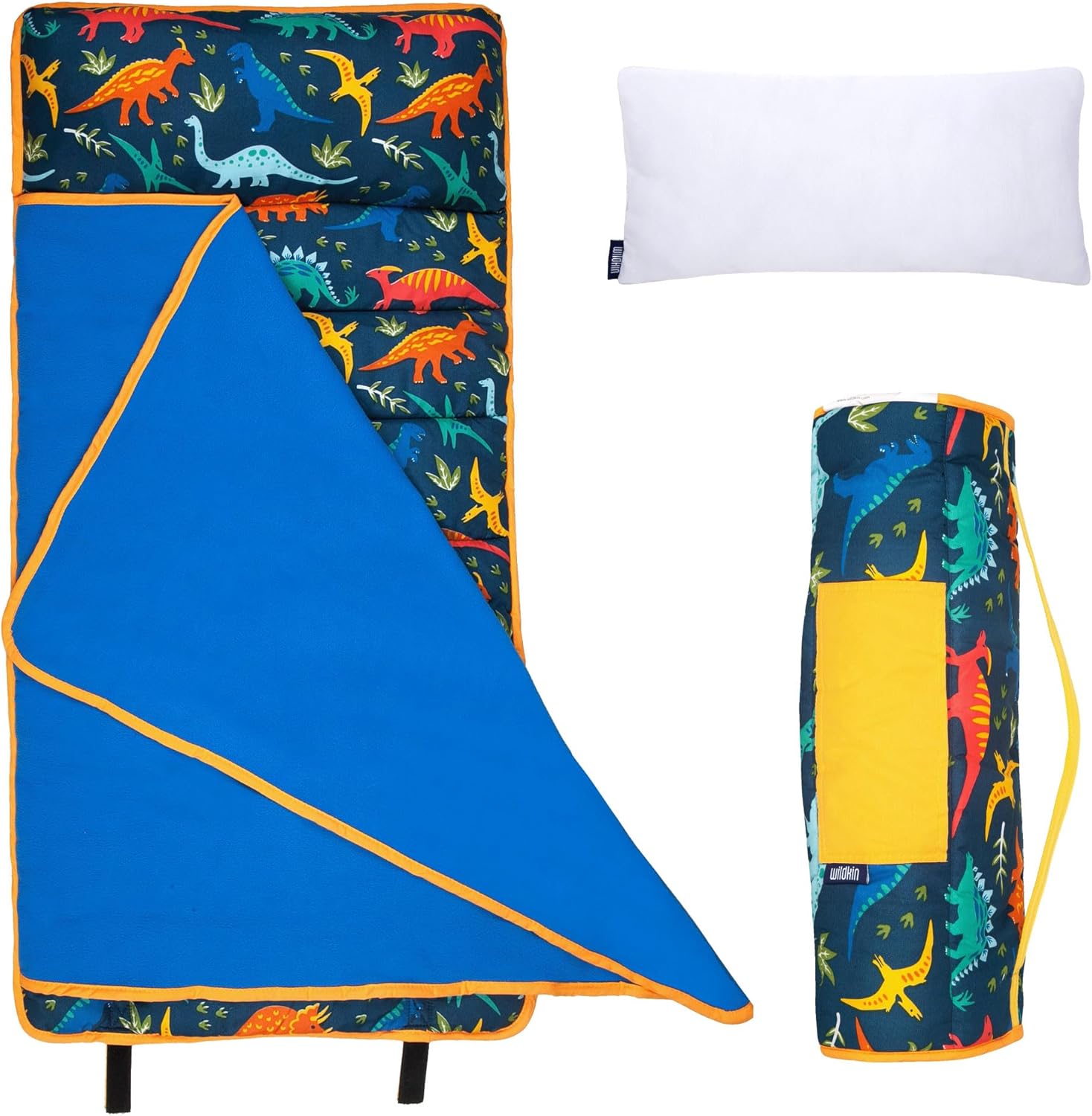 Wildkin 43-inch Kids Nap Mat for Comfortable Toddler Sleep
