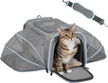 Expandable Small Cat Carrier Airline Approved - Portable Soft-Sided
