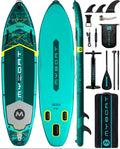 MYBOAT 11ft 6in Extra Wide Inflatable Paddle Board for Fishing