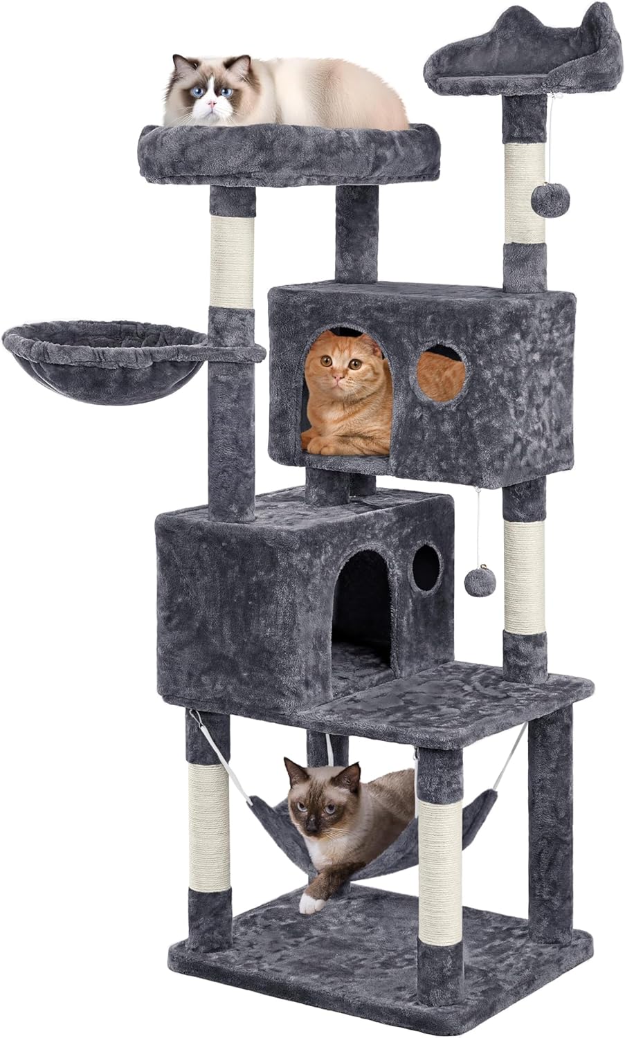 Extra Large Cat Tree with Multiple Perches and Scratching Posts
