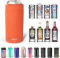 Universal Can Cooler Orange - Fits 12oz, 16oz & Slim Bottles