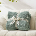 Snuggle Sac Green Twin Blanket 60x80 in - Super Soft Cozy Throw