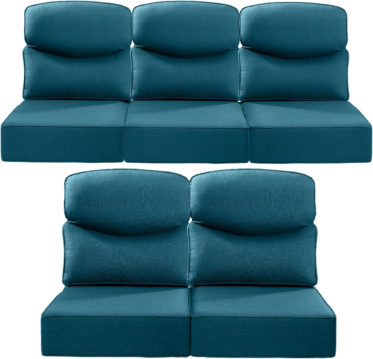Luxury 24x24x6 Inch Smile Outdoor Cushions for Patio Comfort