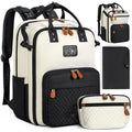 RAINSMORE Diaper Bag Backpack - Large Waterproof Organizer