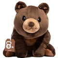 Brease 5 lb Unscented Weighted Brown Teddy Bear Plush Toy - Gentle