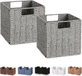 Vagusicc Hand-Woven Paper Rope Storage Baskets for Organizing