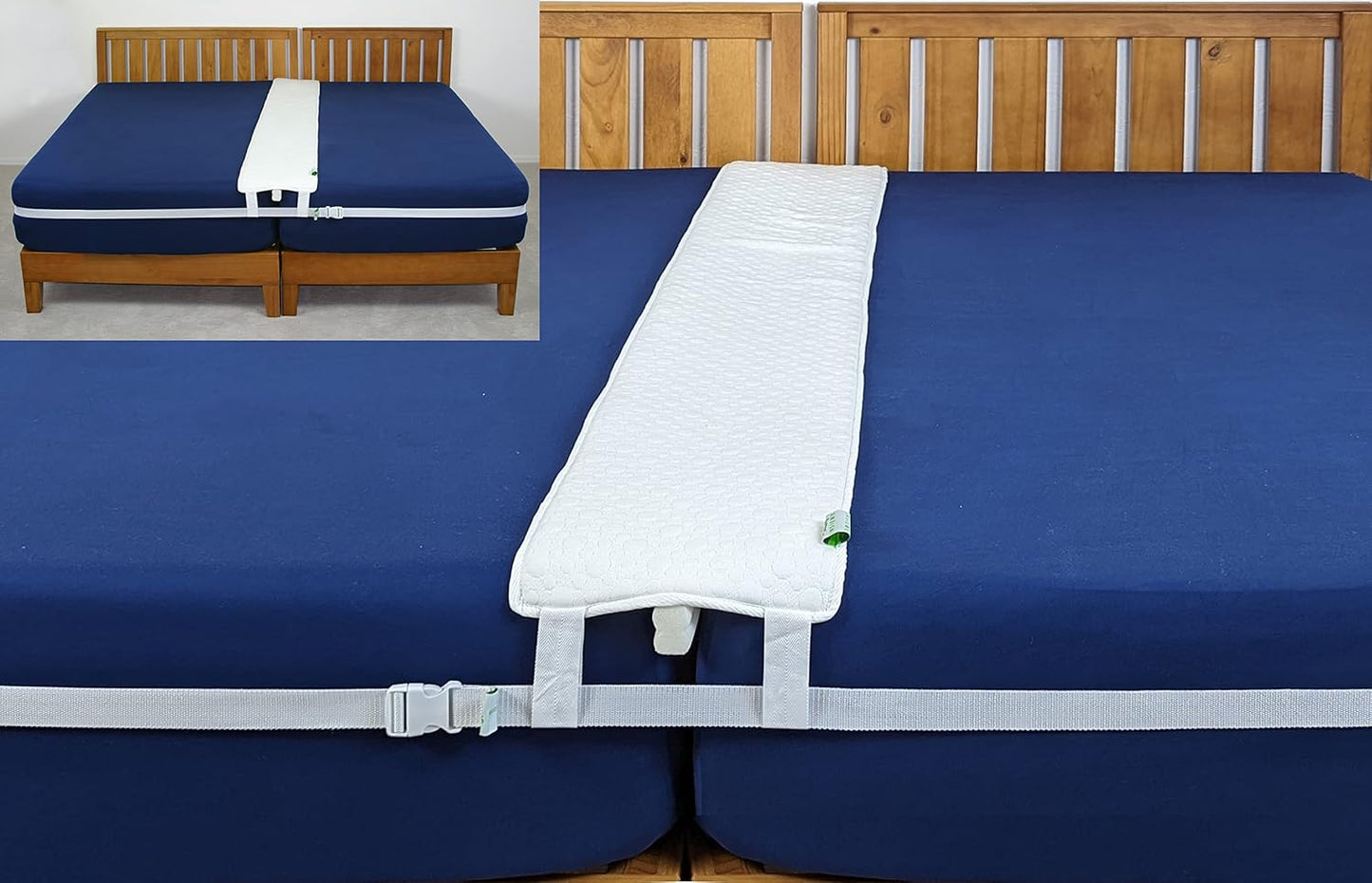 Insieme Bed Bridge Kit: Transform Twin to King Easily 