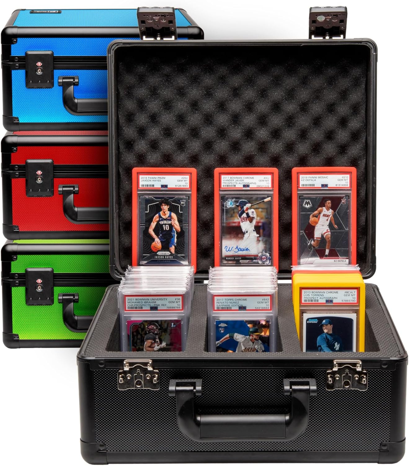 SLAB ARMOR Graded Card Storage Box for PSA Cards - Black Case