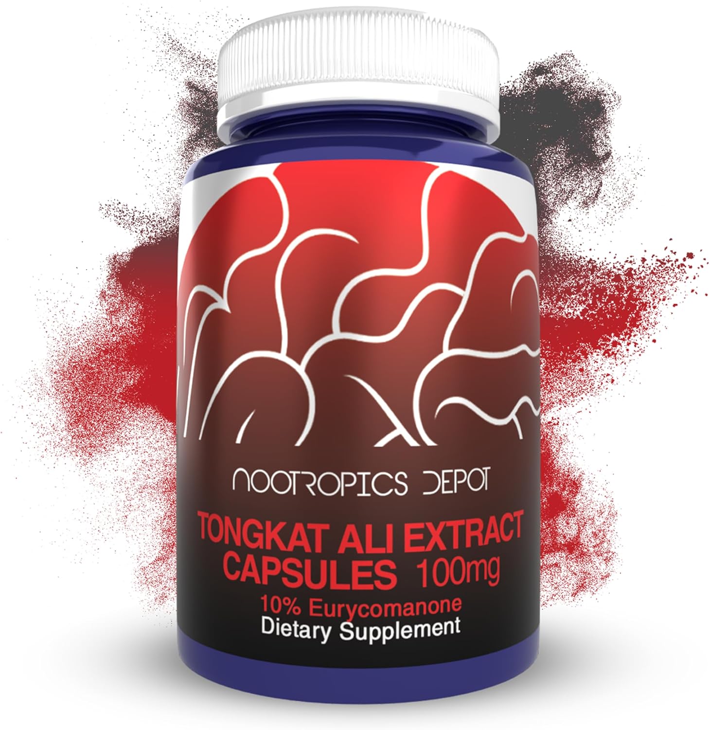 Nootropics Depot Tongkat Ali Extract Capsules for Energy Boost