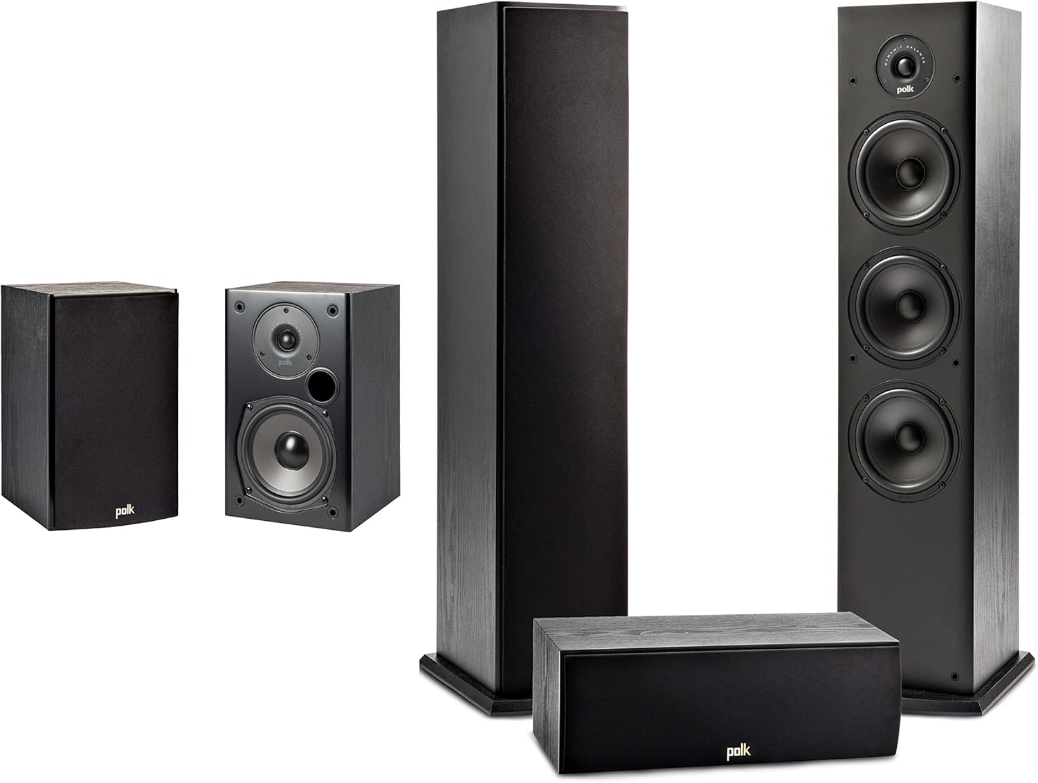 Polk Audio T Series 5 Channel Home Theater Bundle for Premium Sound