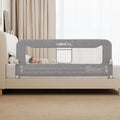HOMEAL Bed Rail for Toddlers, 59in Swing Down Bed Rail - Stable Safety