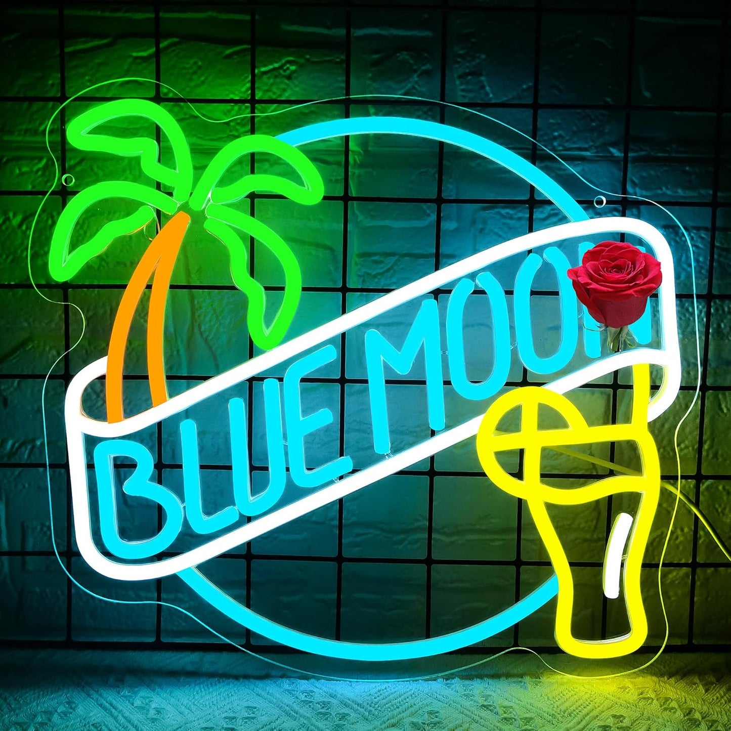 Beer Neon Sign for Wall Decor - Dimmable Light for Man Cave