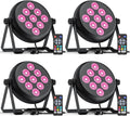 36W LEDs Stage Par Light 4 Pack for DJ Party and Events