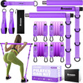Ayombo Pilates Bar Kit with Resistance Bands for Home Workouts