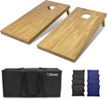 GoSports Regulation Size Wooden Cornhole Boards Set - Handcrafted 4