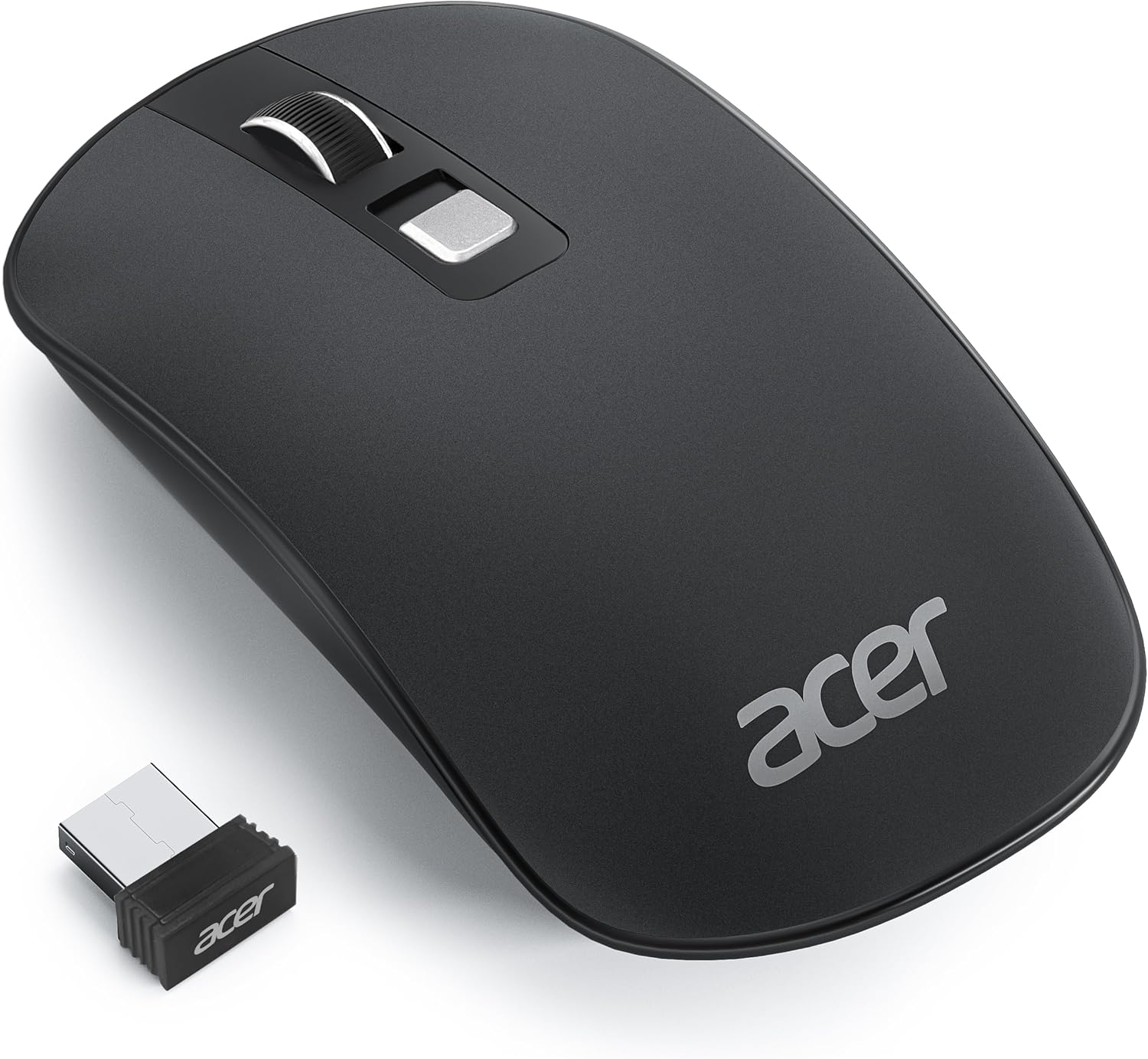 Acer Slim Wireless Mouse: Adjustable DPI, Portable & Precise