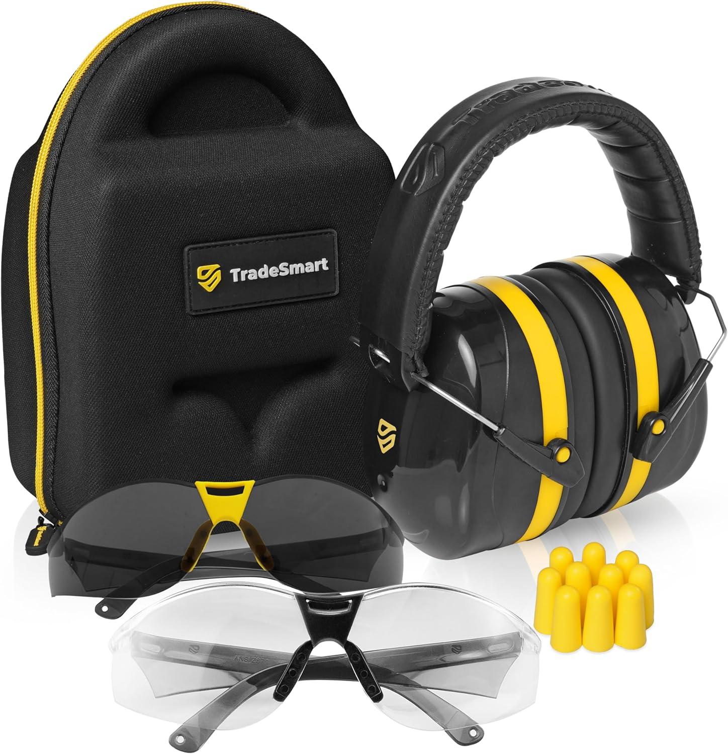 TradeSmart All-in-One Shooting Ear Protection with Glasses