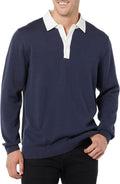 Men's Rugby Sweater - Comfortable Layering and Everyday Style Pullover