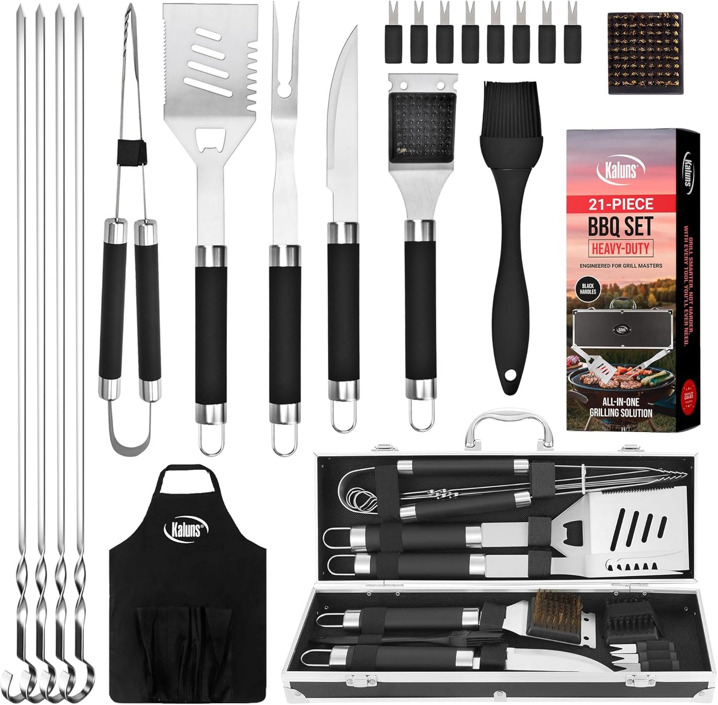 Kaluns Grilling Accessories Set for Ultimate BBQ Experience