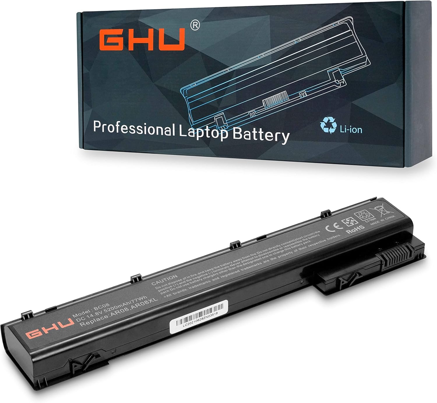 GHU AR08 Battery for HP ZBook 15 17 Series - Reliable Power