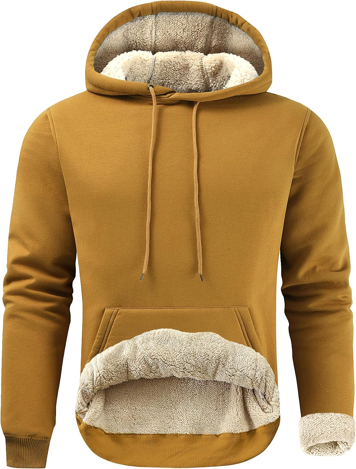 Gesean Men's Cotton Fleece Pullover Hoodie for Ultimate Comfort