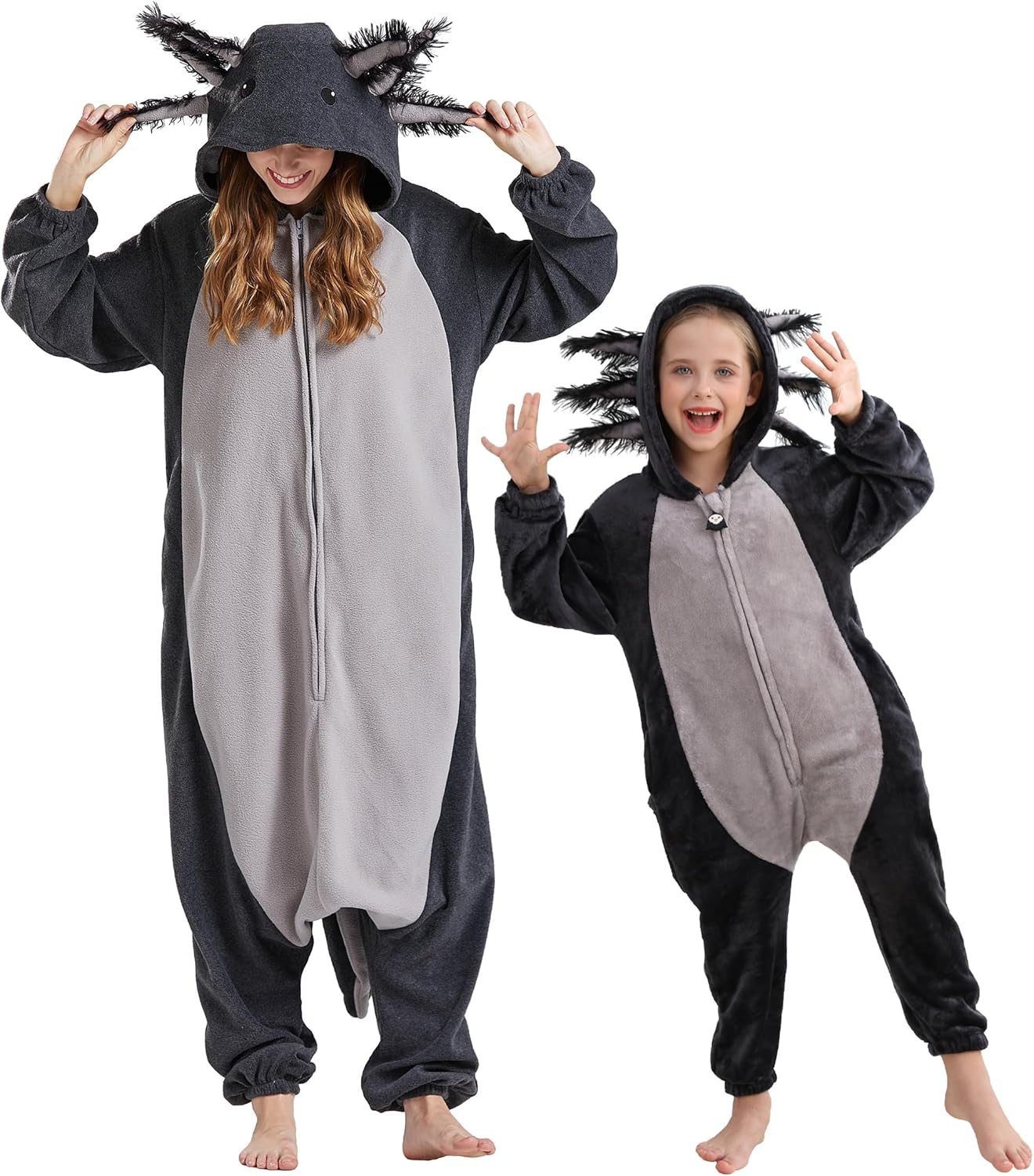 Unisex Axolotl Onesie Pajamas for Cozy Sleepwear and Fun