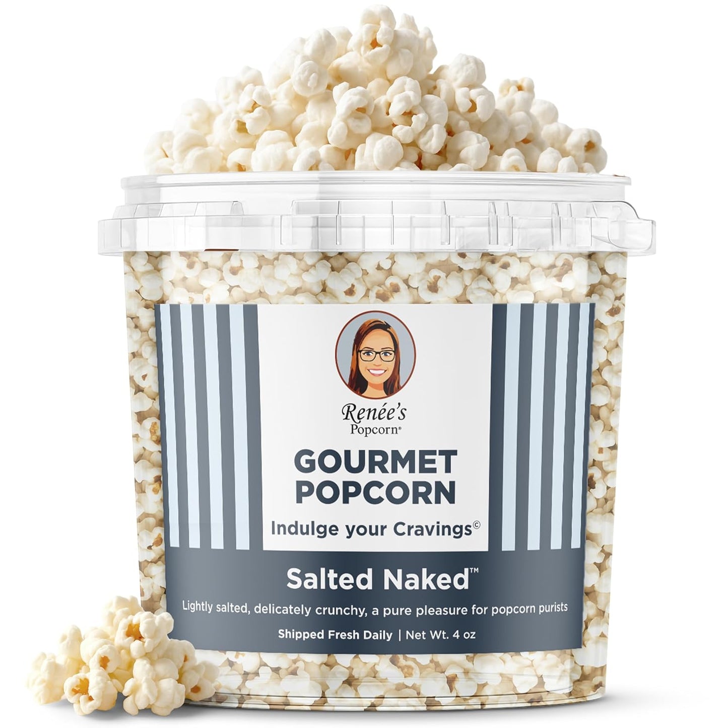 Renees Salted Naked Gourmet Popcorn - Pure Flavor Delight