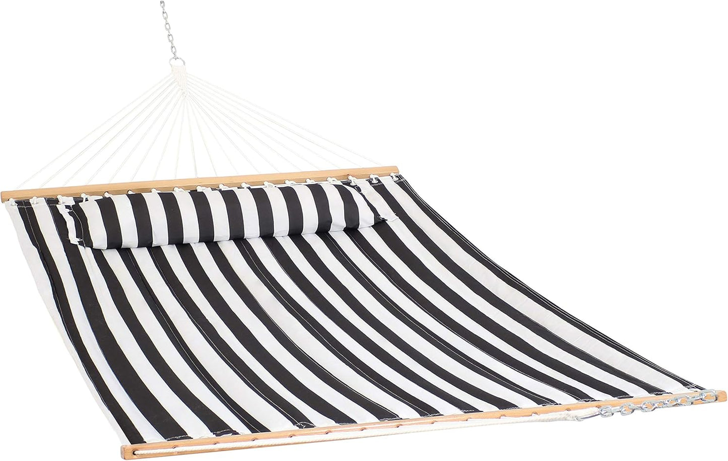 Sunnydaze Quilted Outdoor Hammock - Heavy-Duty Double Hammock