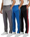 Mens Sweatpants 3 Pack Athletic Track Pants with Pockets - Big & Tall