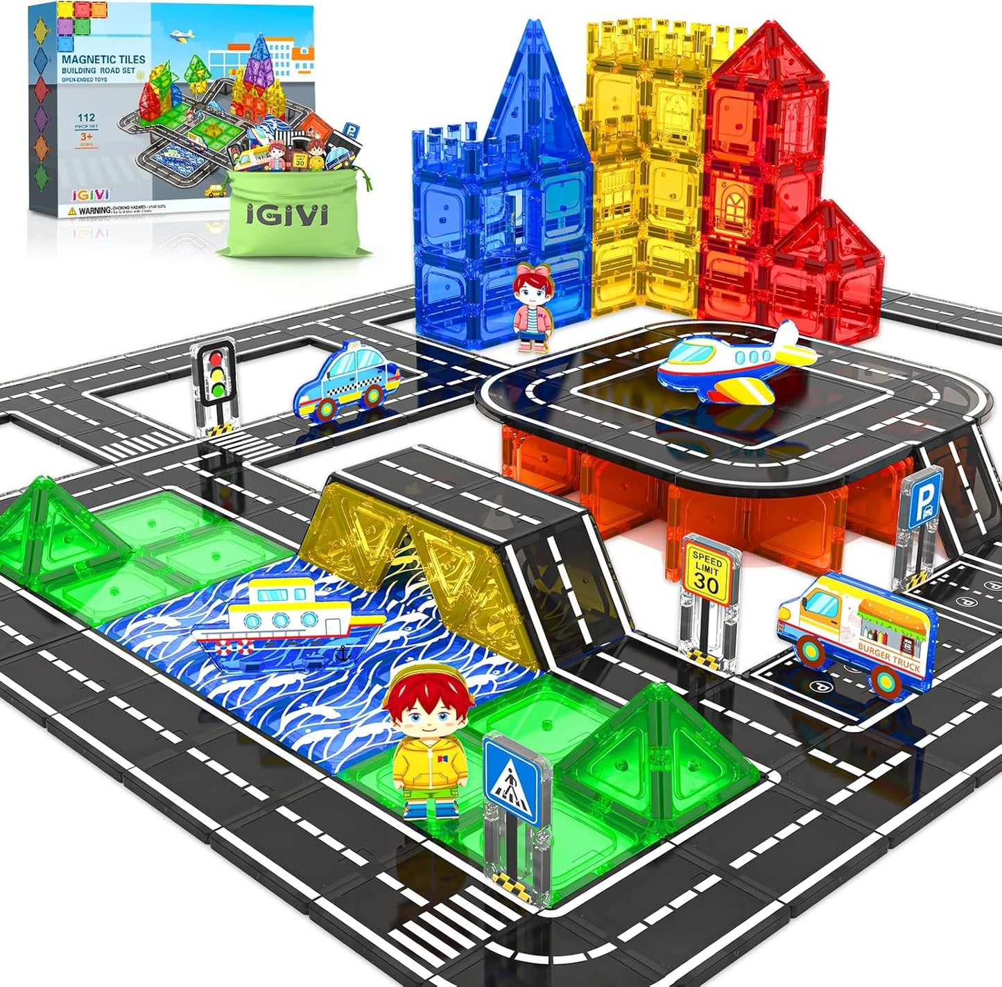 STEM Magnetic Road Set - Creative Construction Fun!